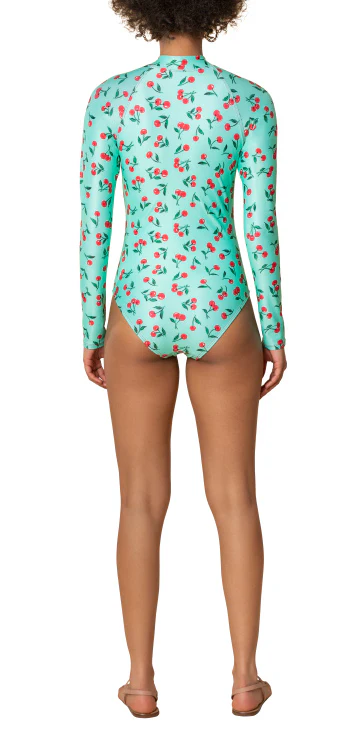 Mint Anniversary Cherries Long Sleeve Rashguard - Image 4